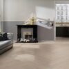 Parkett Tamm, ter Hürne, Oak light grey, helehall, kalasaba parkett, harjatud, faasitud, eriti matt lakk – vaade 3