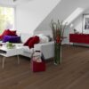 Parkett Tarkett, Shade, Tamm Italian Brown Plank, 1-lip, harjatud, 2 külge mikrofaas, Proteco Natura matt lakk – vaade 3