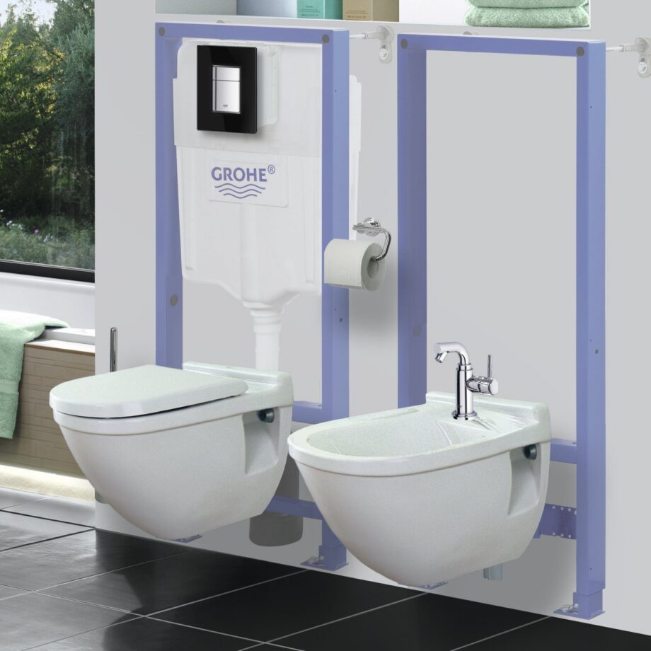 Seinasisene bidee paigaldusraam Grohe Rapid SL – vaade 2
