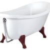Vann PAA Victoria Silkstone matt, naturaalsest saarepuidust WOODEN jalad