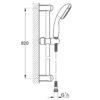 Vannitoa komplekt Grohe BauEdge, kroom – vaade 7
