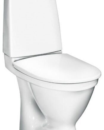 WC pott Gustavsberg Nautic, horisontaalne jooks, koos kaanega