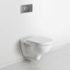 WC pott O.novo, seinakinnitusega, soft-close vaikselt sulguv prill-laud – vaade 3