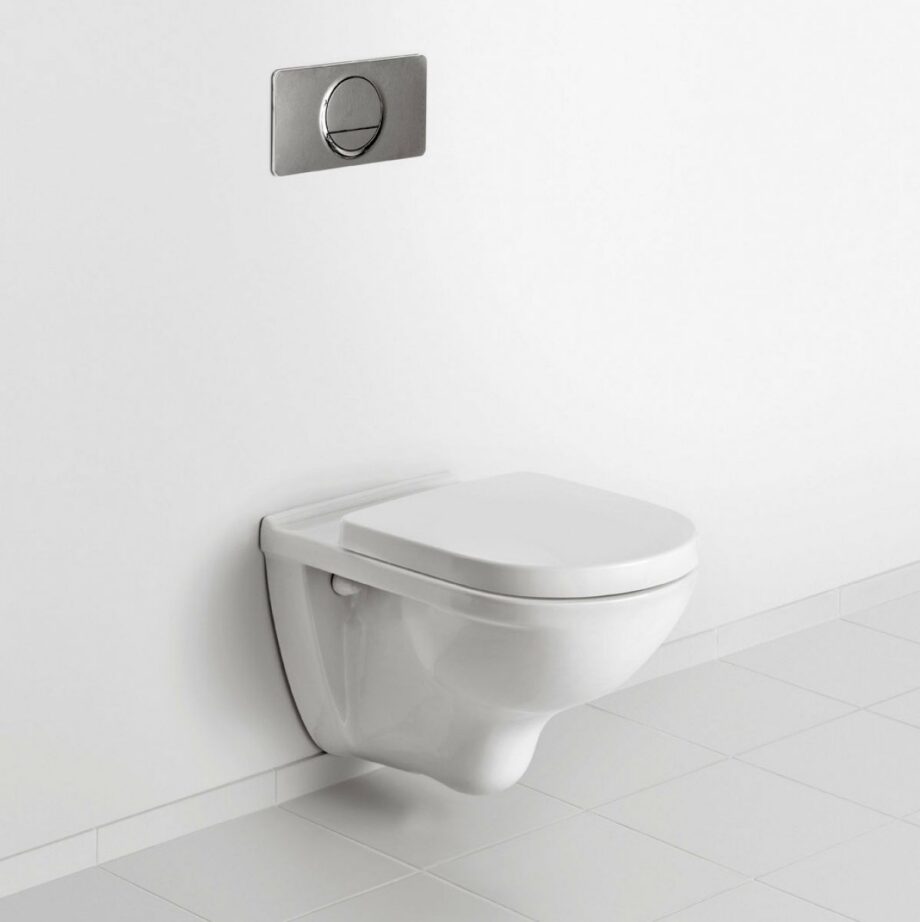 WC pott O.novo, seinakinnitusega, soft-close vaikselt sulguv prill-laud – vaade 3