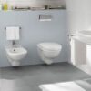WC pott O.novo, seinakinnitusega, soft-close vaikselt sulguv prill-laud – vaade 5