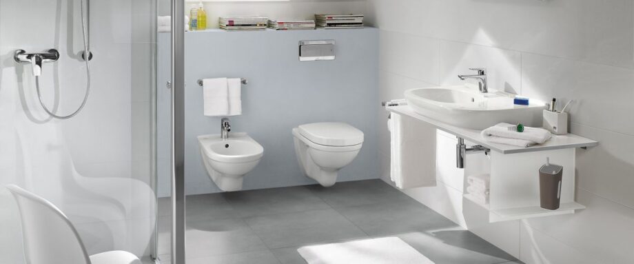 WC pott O.novo, seinakinnitusega, soft-close vaikselt sulguv prill-laud – vaade 5