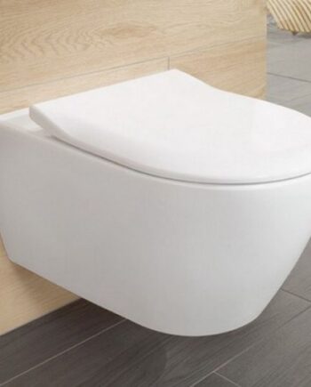 WC pott Subway 2.0, rimless, seinale kinnitatav, soft-close vaikselt sulguv prill-laud kaanega Slimseat