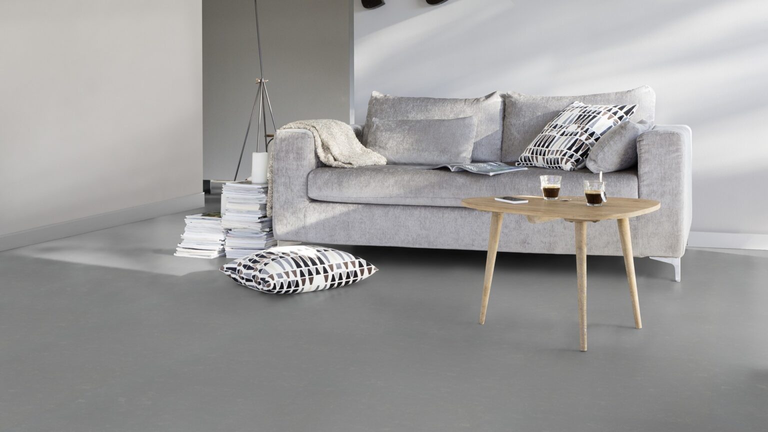 Linoleum Gerflor Lino Art Urban Zinc Grey Viimistluskaubamaja