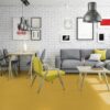 Linoleum Colorette Acoustic Plus 19 dB 0001 Banana Yellow – vaade 3 Linoleum Colorette Acoustic Plus 19 dB 0001 Banana Yellow – vaade 3