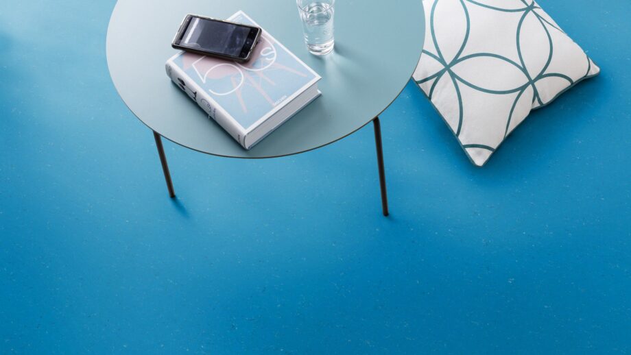 Linoleum Colorette Acoustic Plus 19dB 0123 Poppy Blue – vaade 2