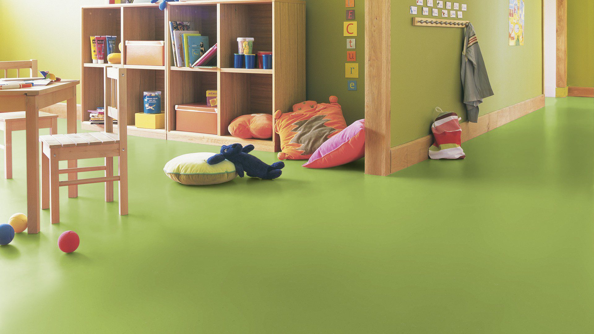 Linoleum Gerflor Colorette 0132 Spicy Green – vaade 3