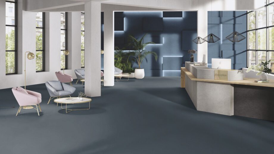 Linoleum Gerflor Lino Art Metallic 0070 Cool Grey – vaade 3