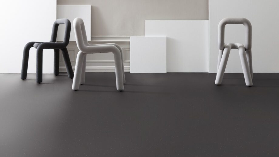 Linoleum Gerflor Lino Art Metallic 0083 Alumino Light Grey – vaade 2