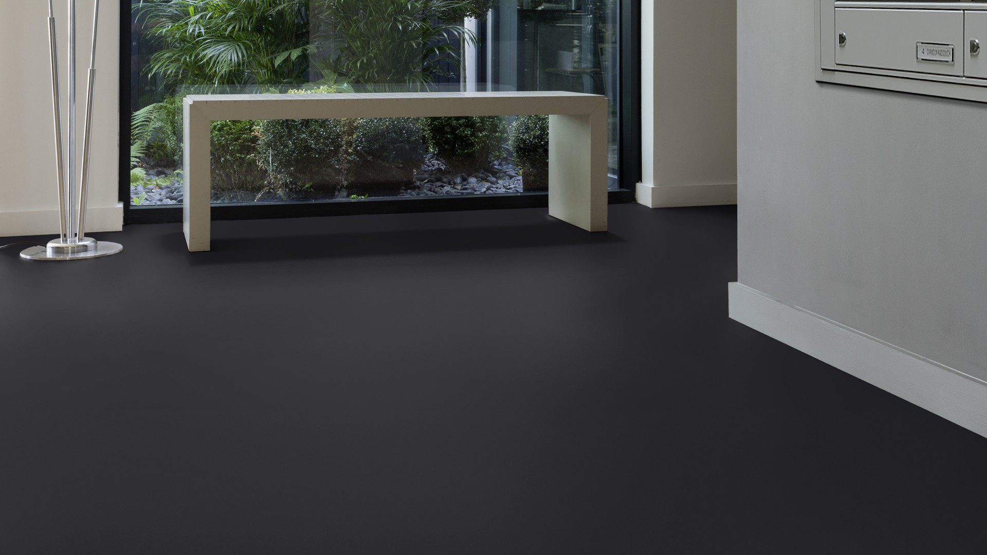 Linoleum Gerflor Uni Walton 0080 Black – vaade 5