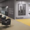 Linoleum Lino Art Urban Acoustic Plus 19dB 0556 Mud Grey – vaade 5