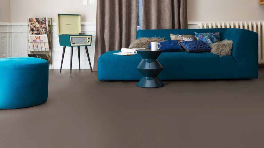 Linoleum Uni Walton Acoustic Plus 19dB 0058 Clay Grey – vaade 4