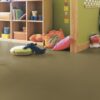 Linoleum Uni Walton Acoustic Plus 19dB 0090 Olive – vaade 2 Linoleum Uni Walton Acoustic Plus 19dB 0090 Olive – vaade 2