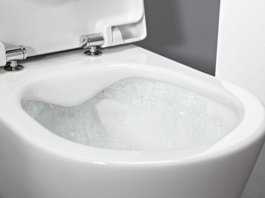 WC pott Laufen PRO Rimless, seinale kinnitatav, soft-close vaikselt sulguv prill-laud kaanega – vaade 3