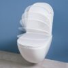 WC pott Laufen PRO, seinale kinnitatav, soft-close vaikselt sulguv prill-laud kaanega – vaade 2