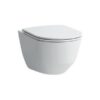 WC pott Laufen PRO, seinale kinnitatav, soft-close vaikselt sulguv prill-laud kaanega – vaade 4