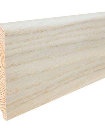 Põrandaliistud sponeeritud tamm gentle valge lakk 16x90mm