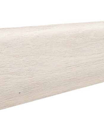 Põrandaliistud sponeeritud tamm gentle valge lakk profiil 16x60mm