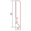 tamm valge lakk 16x90mm – vaade 3