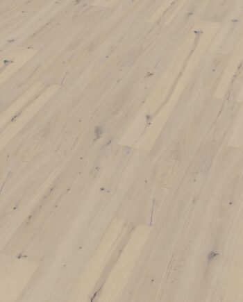 Parkett Tamm Rustical 1-lip faasitud harjatud valge matt lakk 189mm