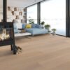 Parkett Trinity Tamm Natur 1-lip faasitud harjatud valgeks õlitatud – vaade 11