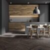 Kalasaba parkett Tamm Rustik Vintage Black faasitud ja õlitatud – vaade 6