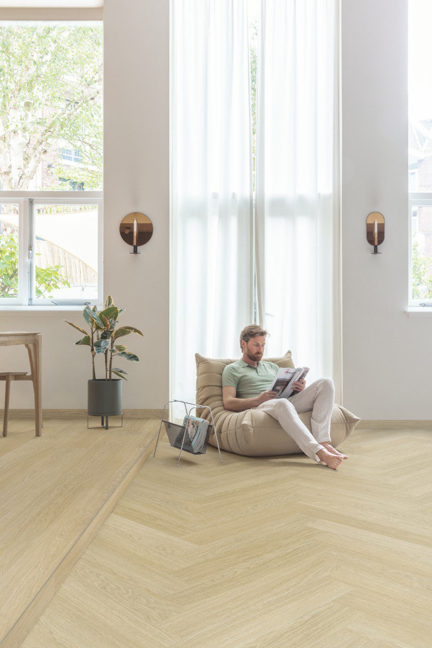 LVT kalasaba parkett Quick-Step Pristine serene oak light natural – vaade 4