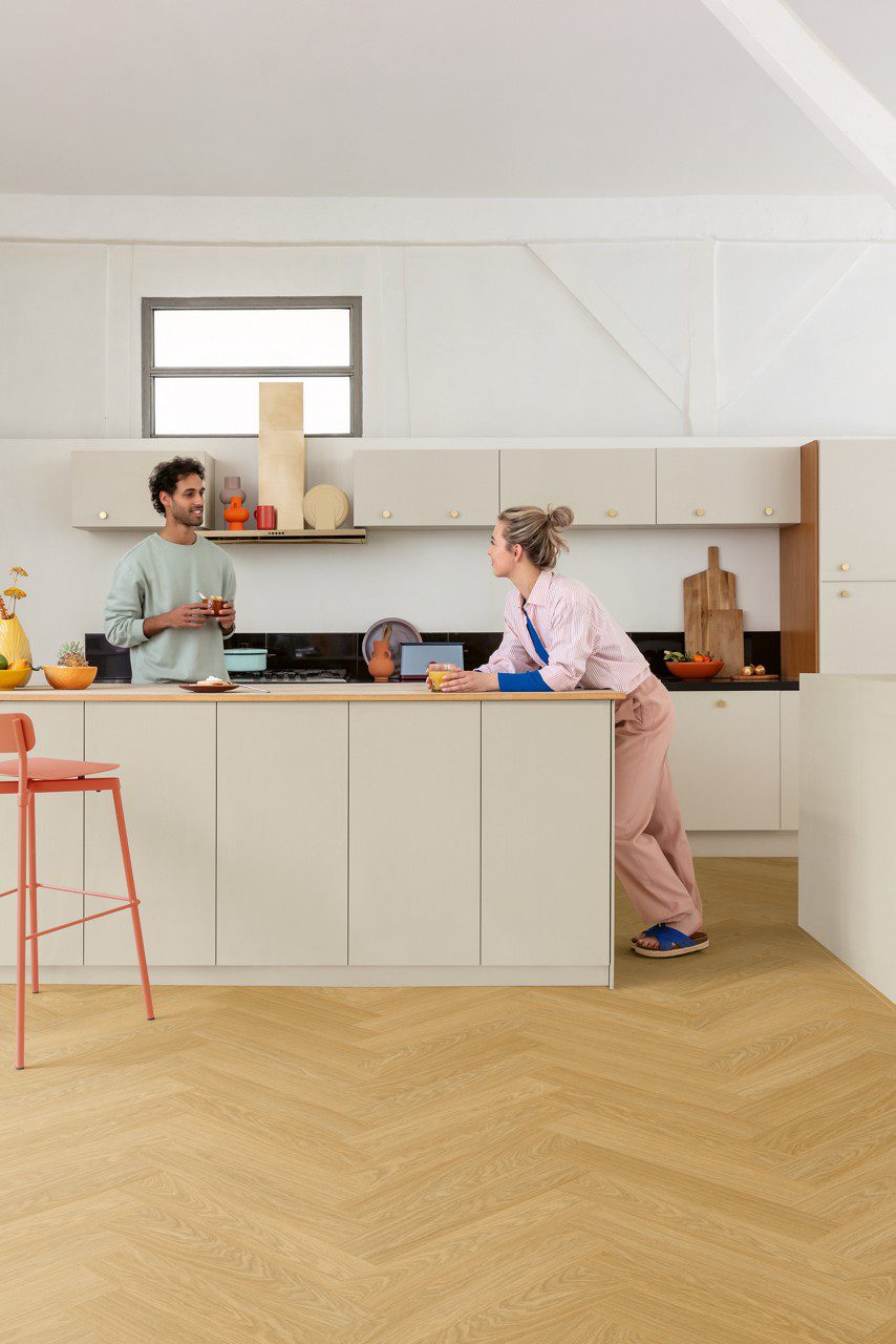 Vinüülparkett kalasaba Quick-Step Ciro Pure Oak Honey – vaade 4