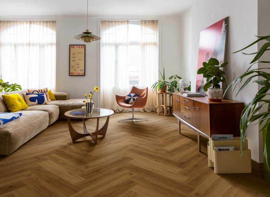 Vinüülparkett kalasaba Quick-Step Ciro Botanic Caramel Oak – vaade 8 Vinüülparkett kalasaba Quick-Step Ciro Botanic Caramel Oak – vaade 8