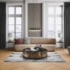 Ёлочный паркет дуб Rustic 140 мм, масляное покрытие, классическая гостиная