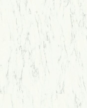LVT põrandakate Quick-Step Oro Marble Carrara White
