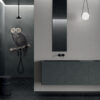 Mustriline suur keraamiline dekoorpaneel ABK Moooi Special Edition Reiki Rhea, 120x280 cm, 6 mm, matt (naturale)