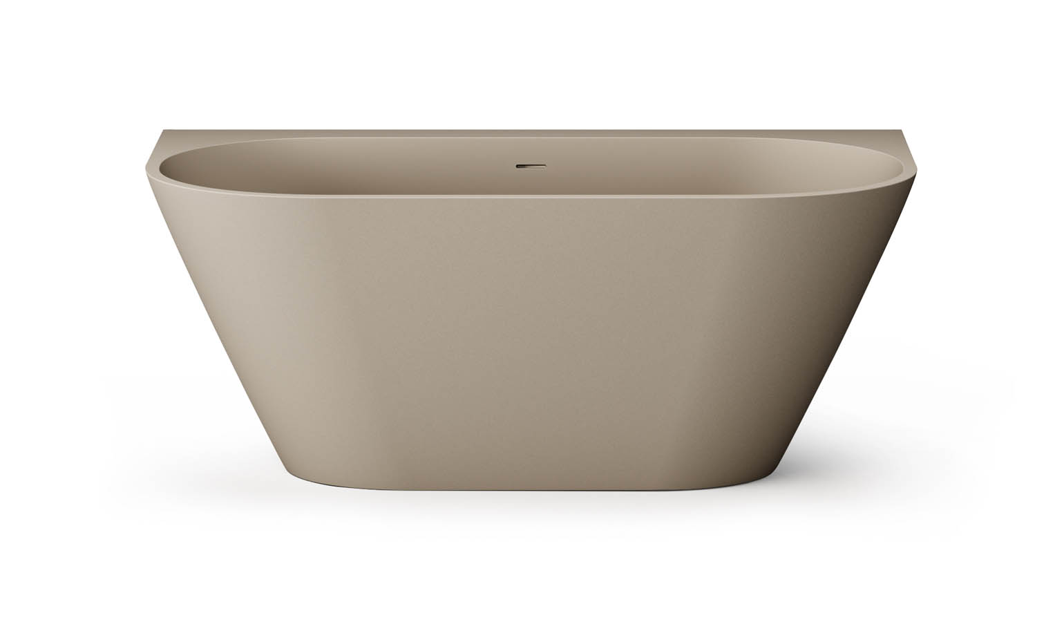 Seinaäärne kivivann PAA DECO WALL 166x81 cm, matt Silkstone