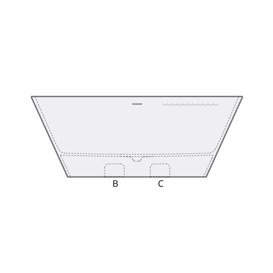 Seinaäärne kivivann PAA DECO WALL 166×81 cm, matt Silkstone 6 Seinaäärne kivivann PAA DECO WALL 166x81 cm, matt Silkstone