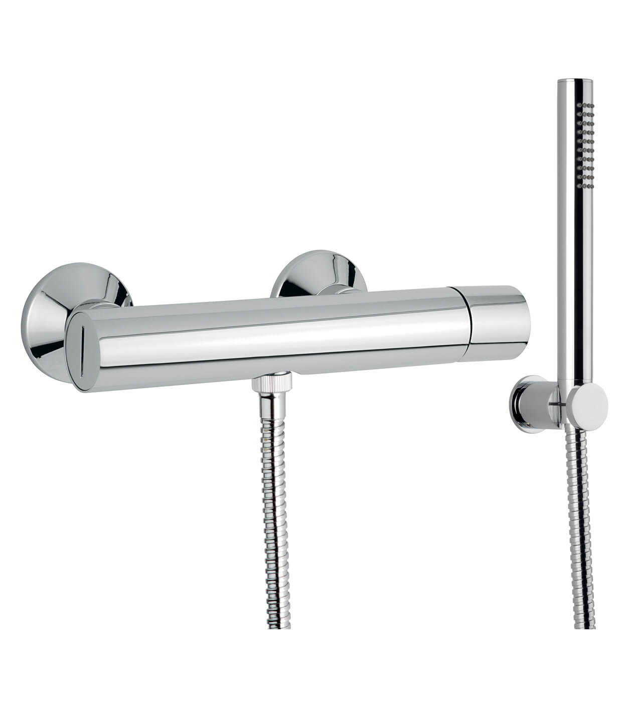 Dušisegisti Emmevi Minù 83002, kroom, standardne käepide, segisti + dušikomplekt