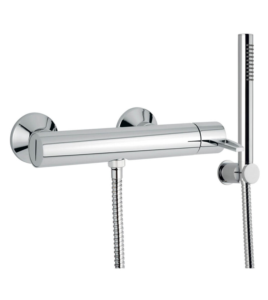 Dušisegisti Emmevi Minù 83002, kroom, auguga käepide, segisti + dušikomplekt Dušisegisti Emmevi Minù 83002, kroom, auguga käepide, segisti + dušikomplekt