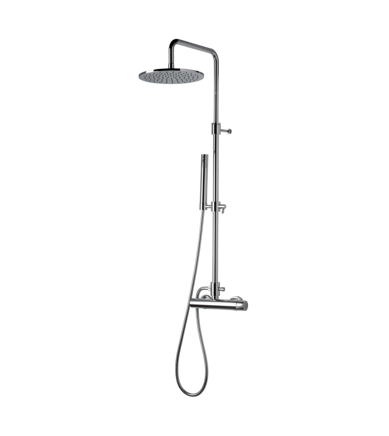 Dušisüsteem segistiga Emmevi Filobrass 8500284, pealdušš Ø 250 mm