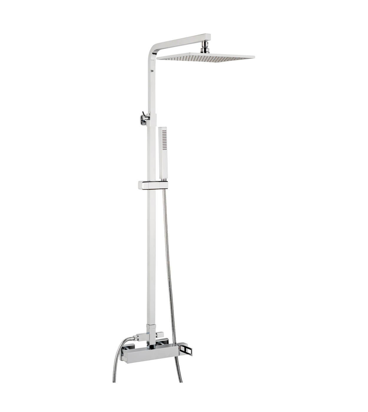 Dušisüsteem segistiga Emmevi Gea 2600250, kroom, auguga käepide