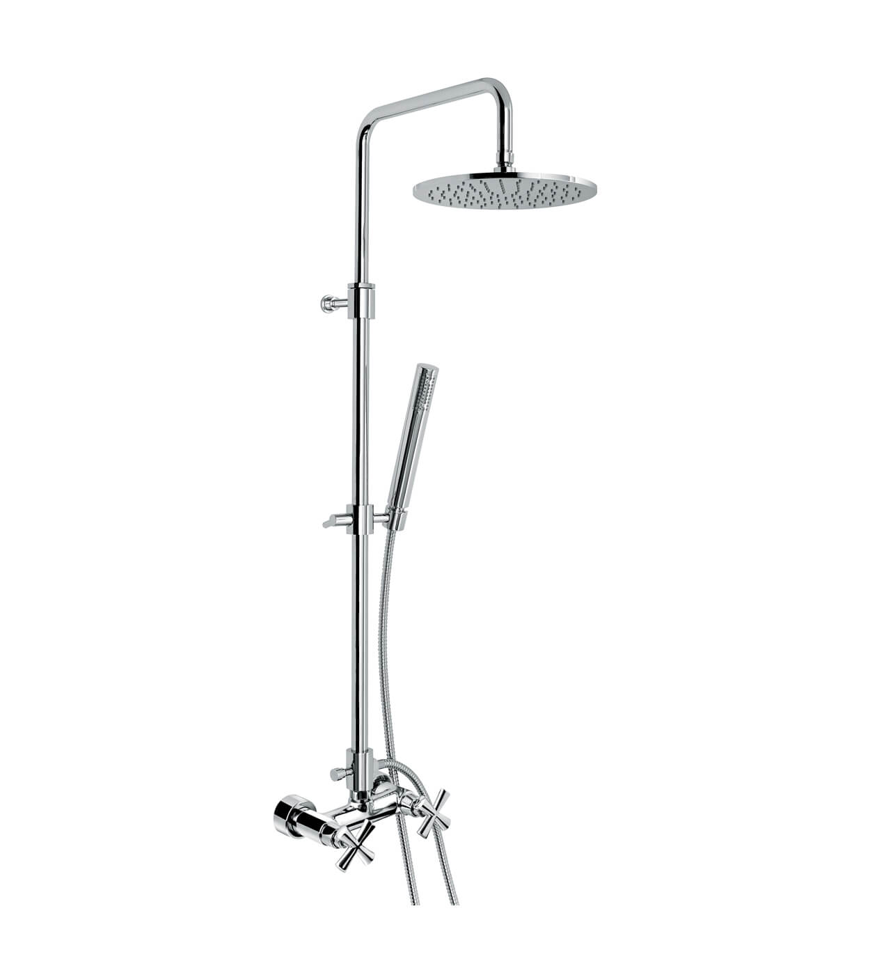 Dušisüsteem segistiga Emmevi Spirit New 3100284, kroom