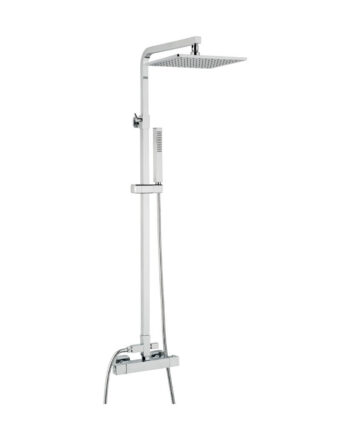 Dušisüsteem termostaatsegistiga Emmevi Gea 2630550, kroom