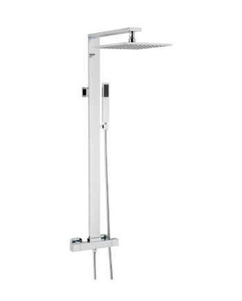 Dušisüsteem termostaatsegistiga Emmevi Gea 2630746, kroom