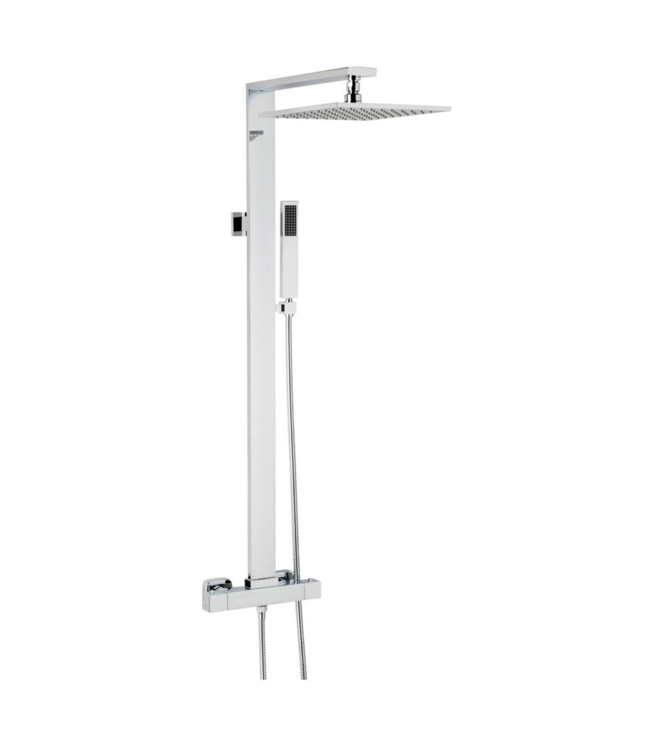 Dušisüsteem termostaatsegistiga Emmevi Gea 2630746, kroom