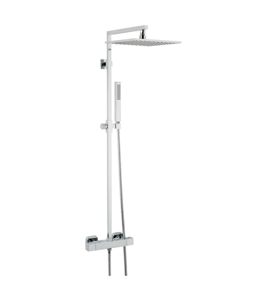 Dušisüsteem termostaatsegistiga Emmevi Gea 2630747, kroom