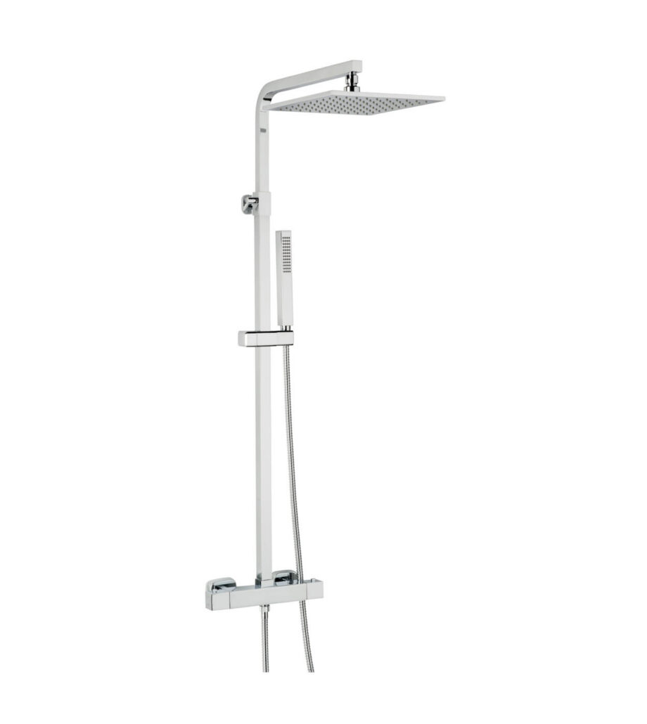 Dušisüsteem termostaatsegistiga Emmevi Gea 2630750, kroom