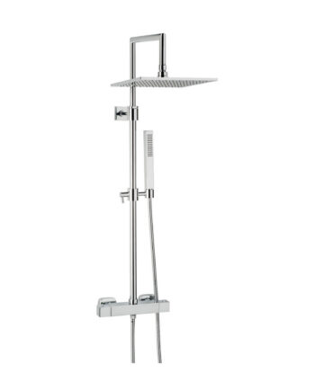 Dušisüsteem termostaatsegistiga Emmevi Gea 2630795, kroom