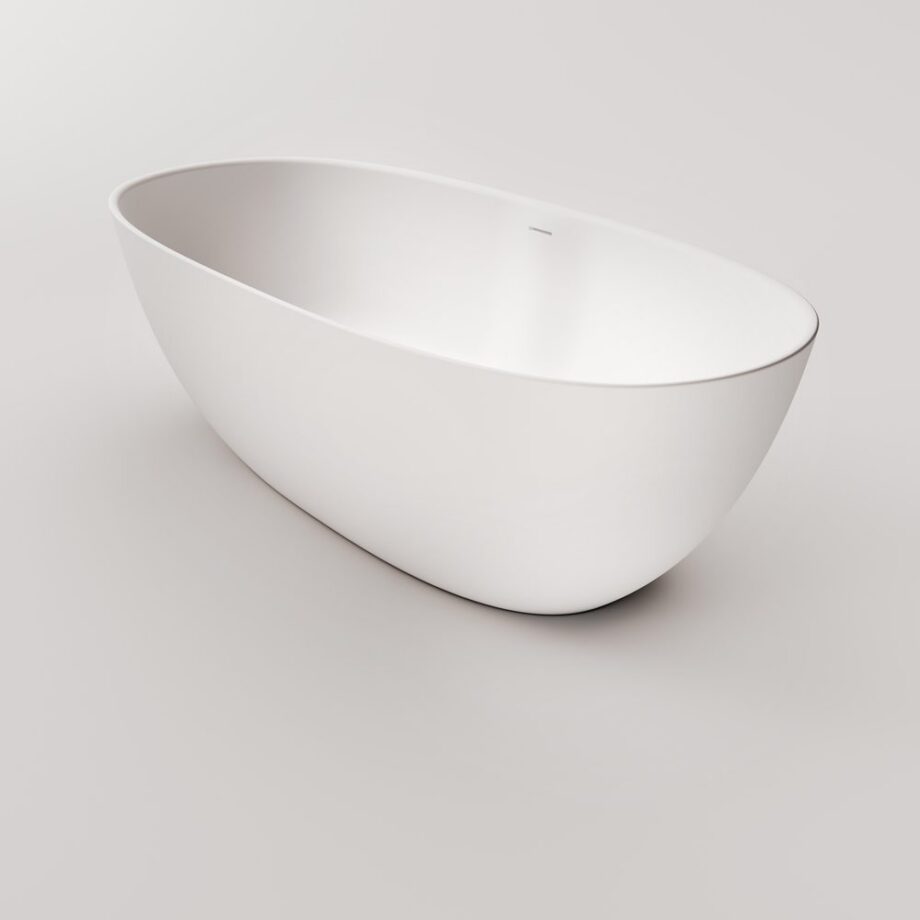 Eraldiseisev kivivann PAA BELLA 170,5×80 cm, kivimass – vaade 5 Eraldiseisev kivivann PAA BELLA 170,5x80 cm, kivimass – vaade 5